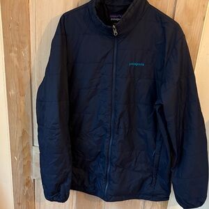 Patagonia Men's Deep Blue Puffer Jacket